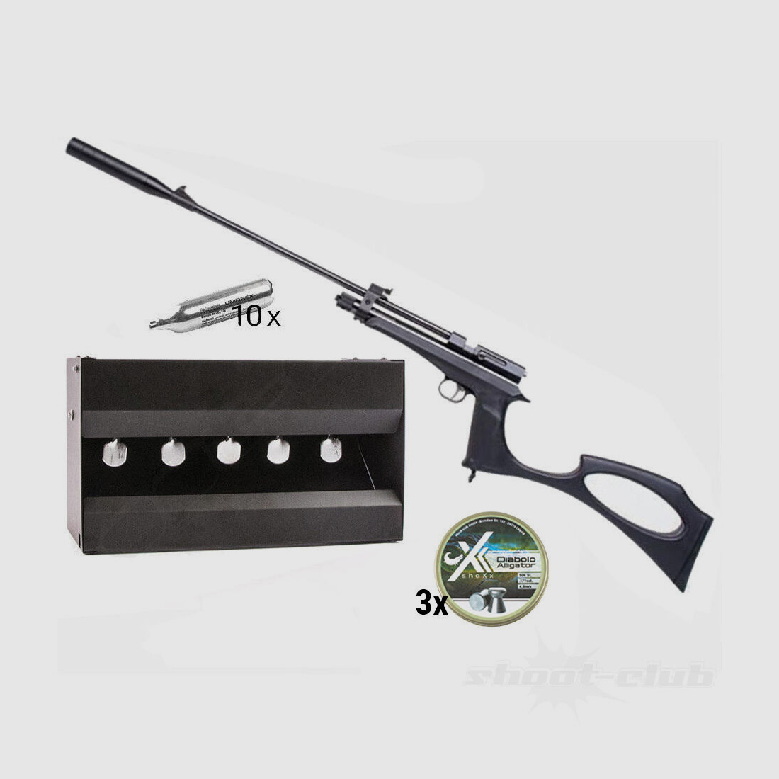 Diana	 DIANA Chaser Rifle 4,5 mm Plinking Set