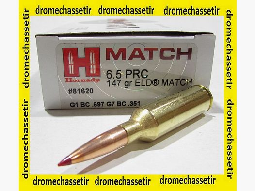 Pudełko 20 nabojów Hornady 6,5 PRC, ELD-Match 147 grain, ref 81620