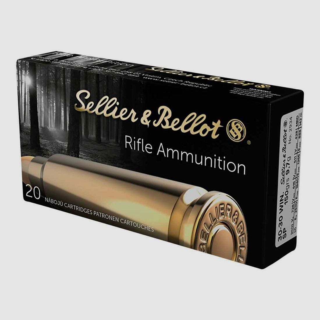 .30-30 Win. Teilmantel-Fk 9,7g/150grs. Sellier & Bellot