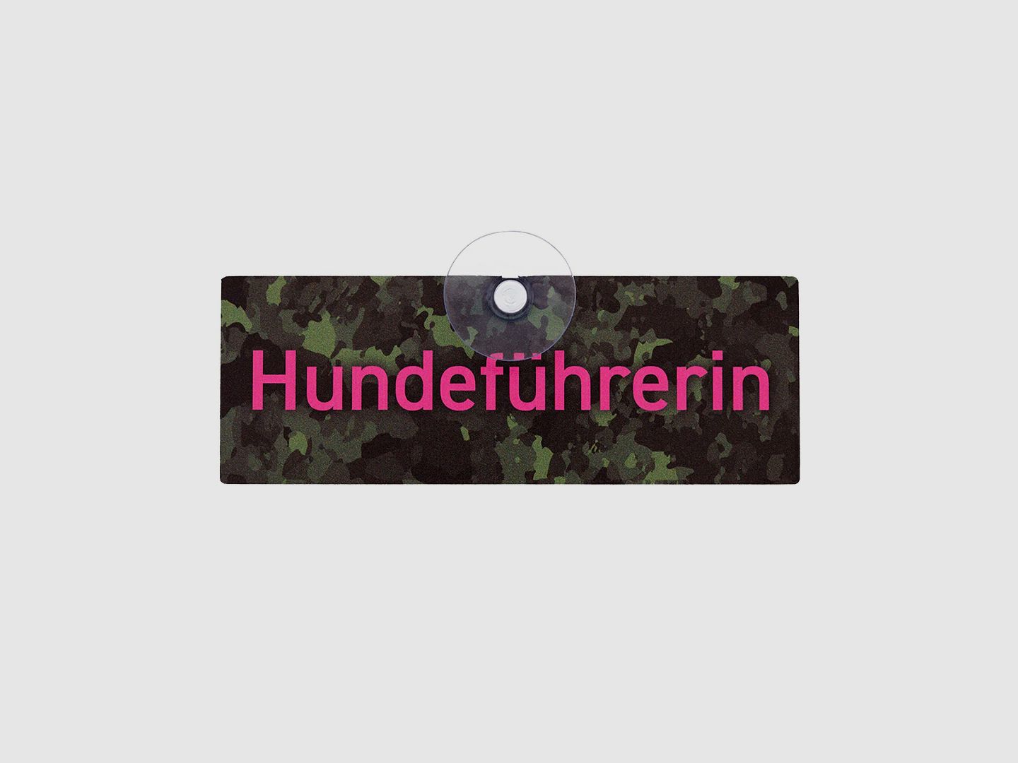 Car sign with suction cup "Dog Handler