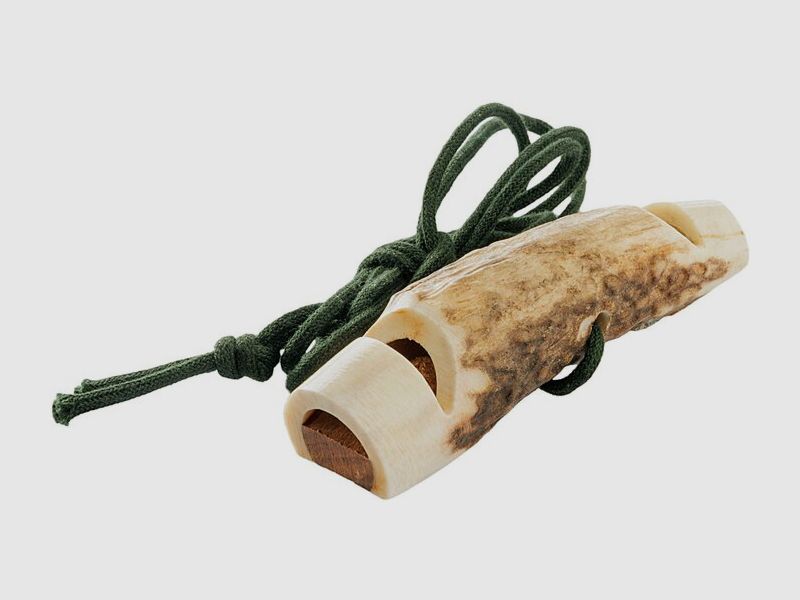 Eurohunt dog whistle made of red deer antler