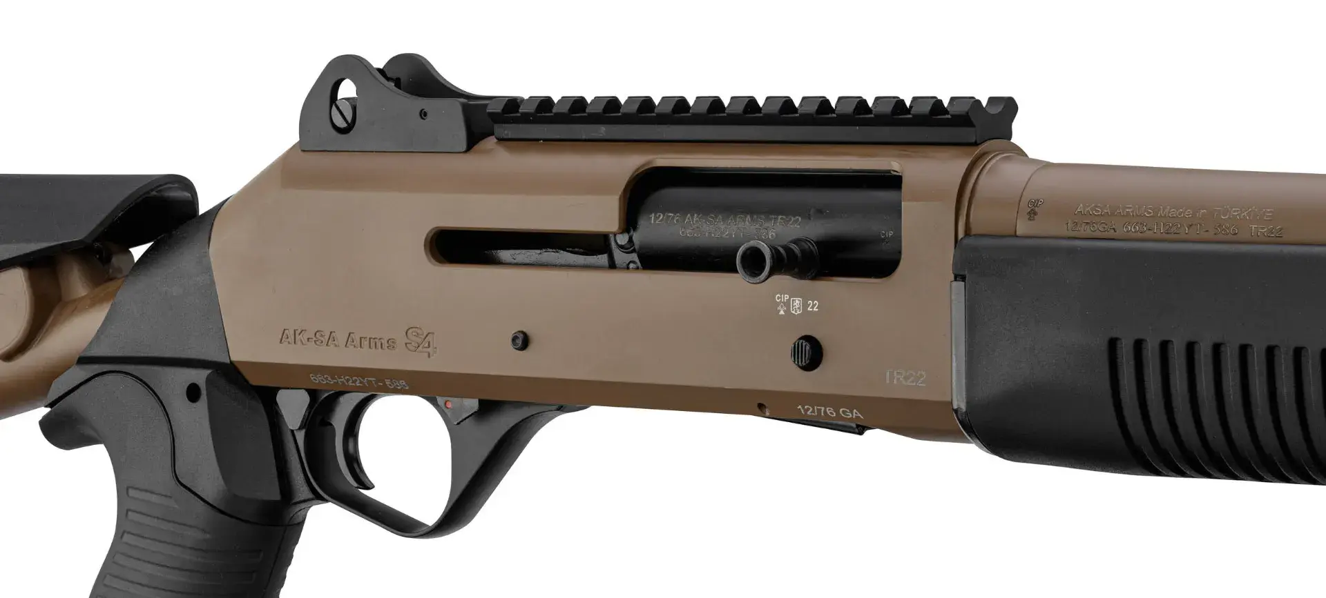 Selbstladeflinte AKSA ARMS S4-FX04 Kaliber 12/76 TAN, Bild 8 von 12