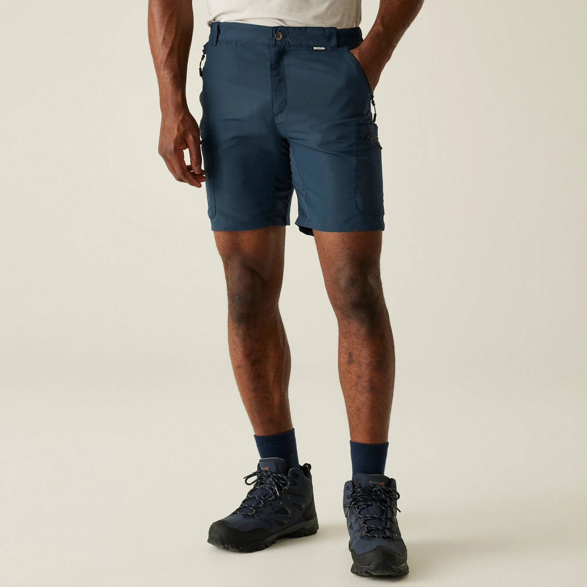 Herren-Trekking-Shorts Leesville III, marineblau