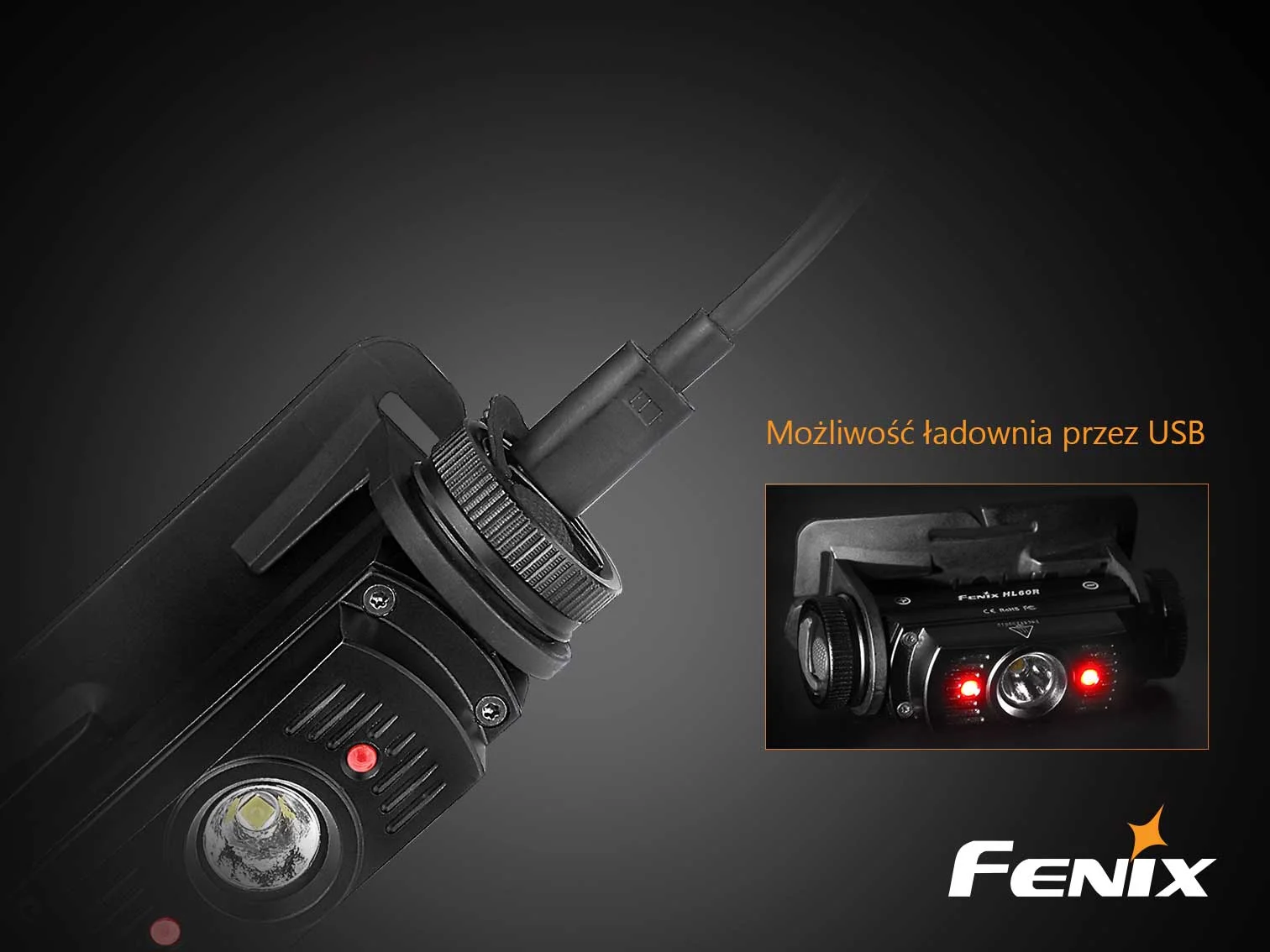 Fenix HL60R headlamp, black, image 20 of 28