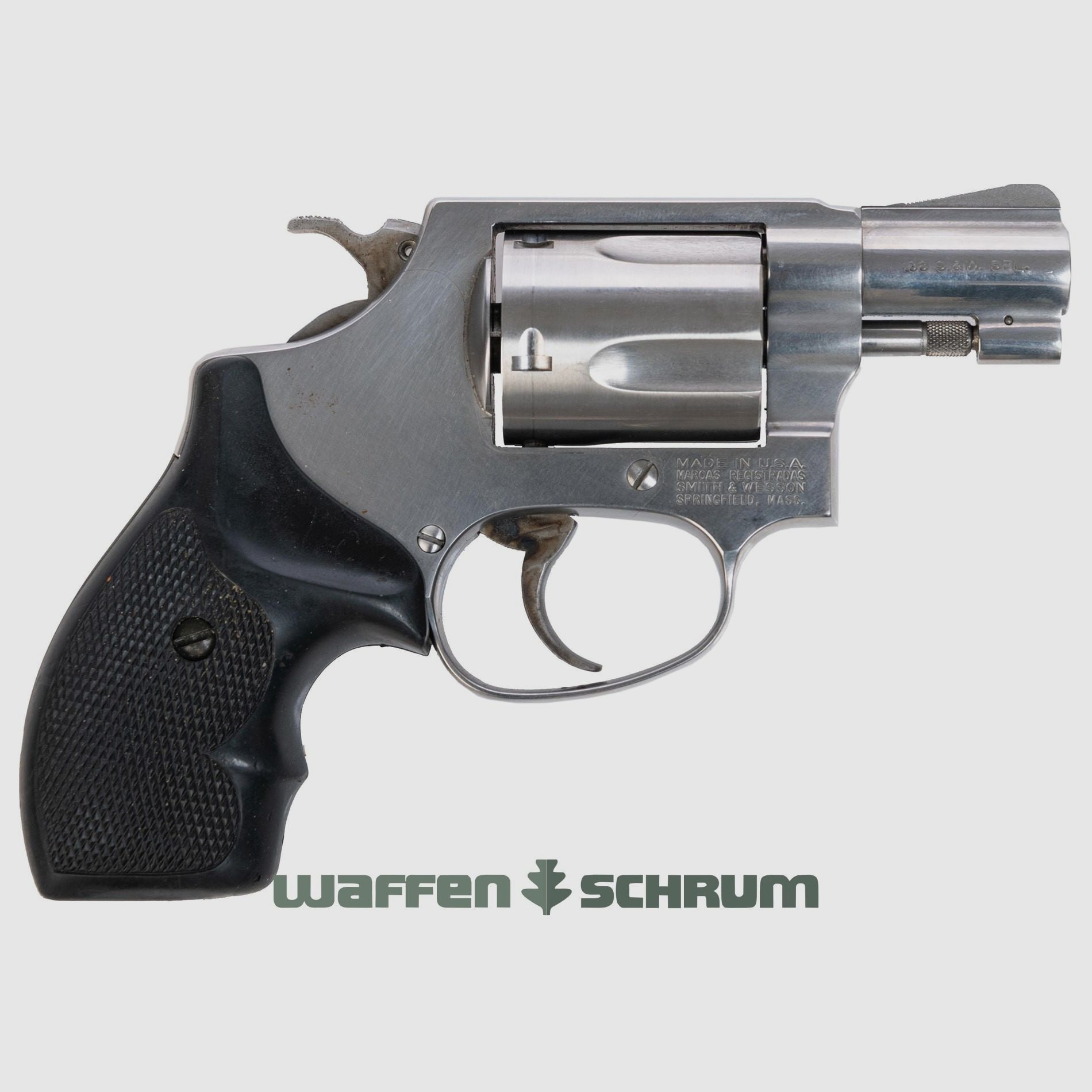 Smith & Wesson Mod. 60-7 .38Special , Stainless, feste Visierung, Koffer, LL: 1 7/8 Zoll (4,9 cm)
