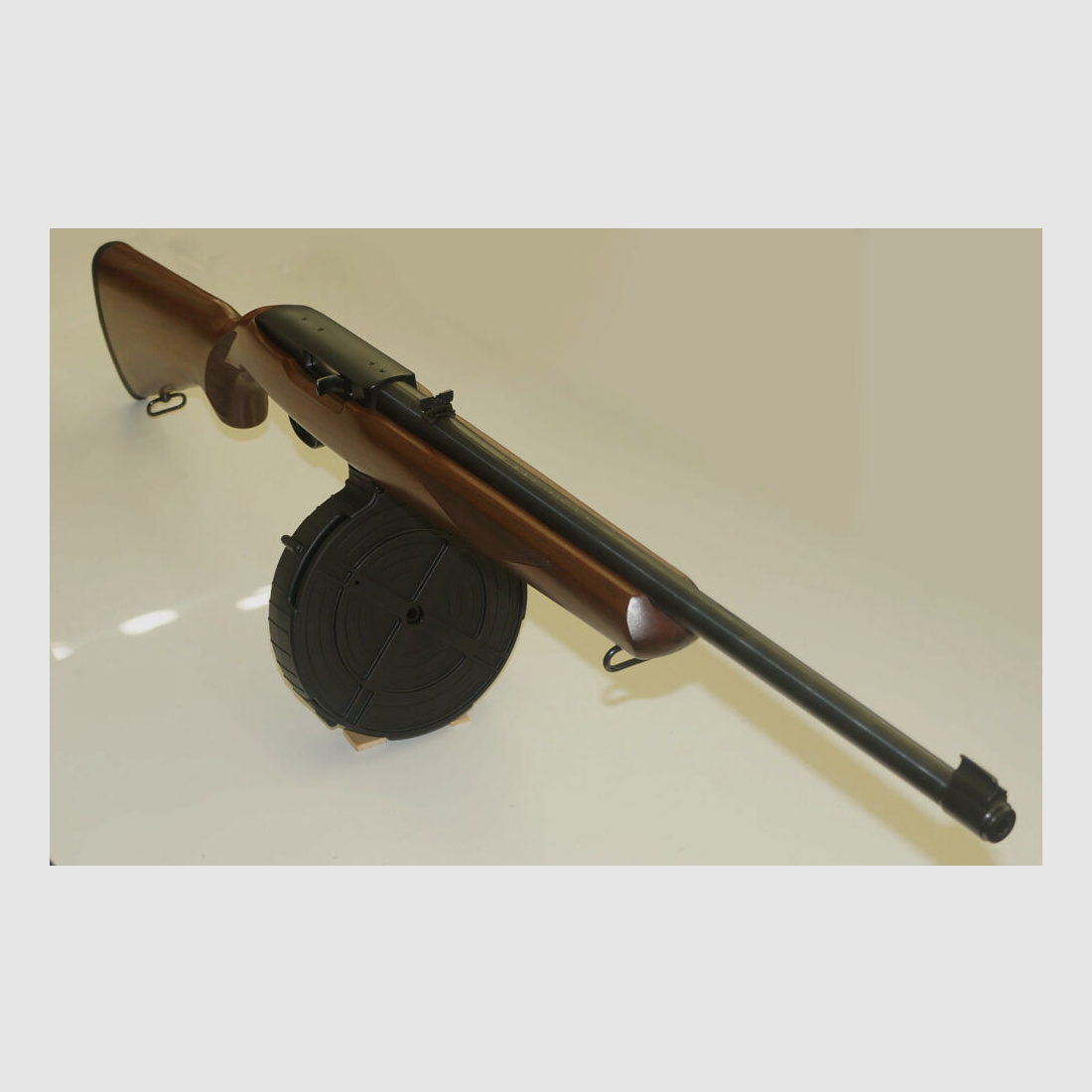 Duitse Sportwapens 110-schots trommelmagazijn Rotary-magazijn voor Ruger 10/22 kaliber .22lr. Trommel-magazijn