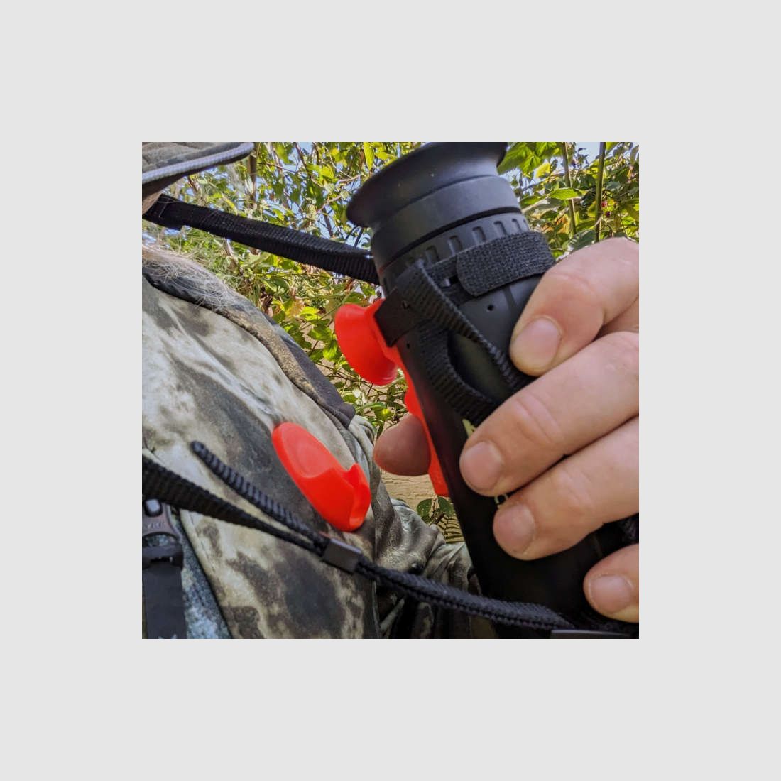 Voor Hikmicro Falcon - Magnetische houder voor bevestiging aan de kleding