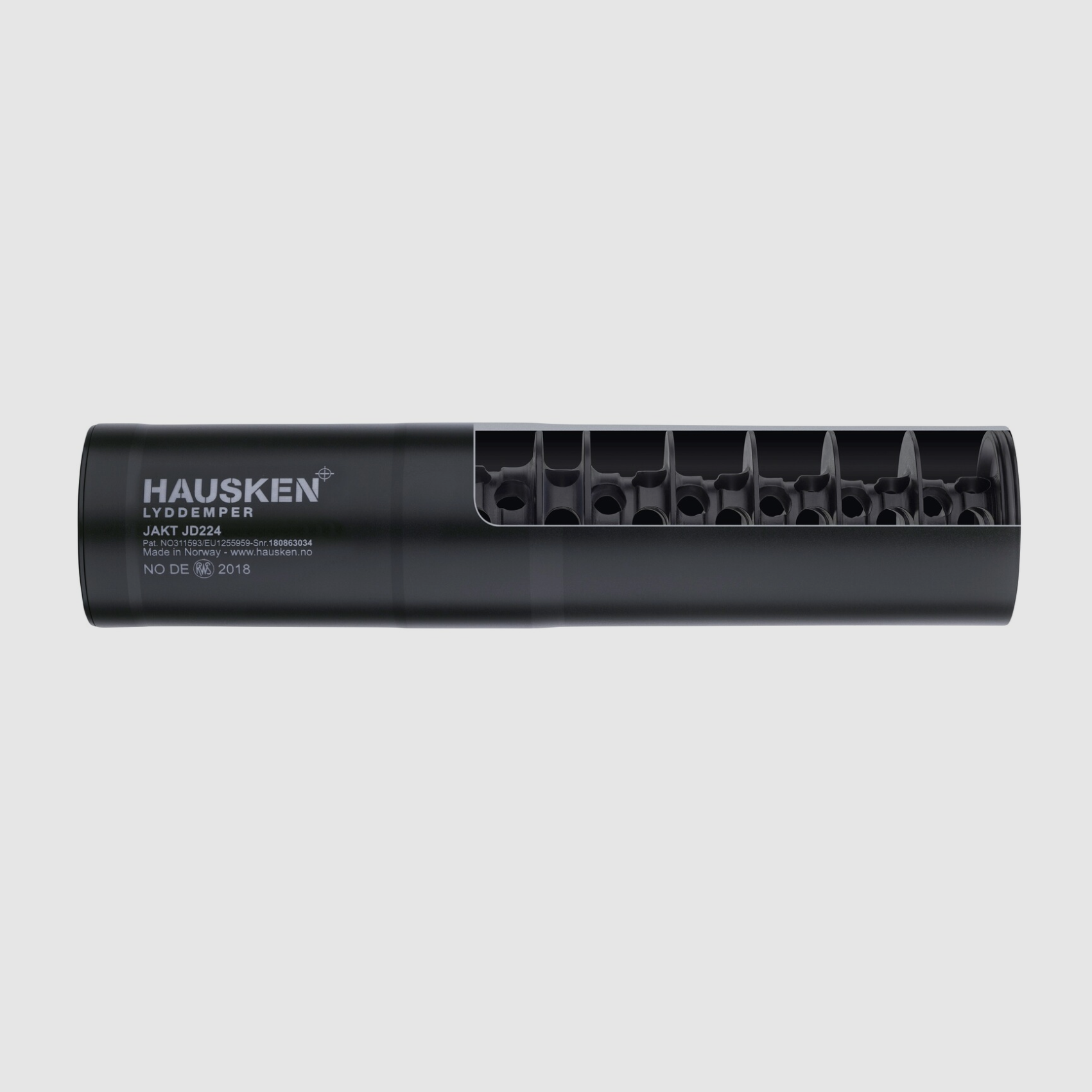 Hausken Jakt JD224 LITE MK2 Kal. .243 – 6;5mm – 45mm DM – M18x1