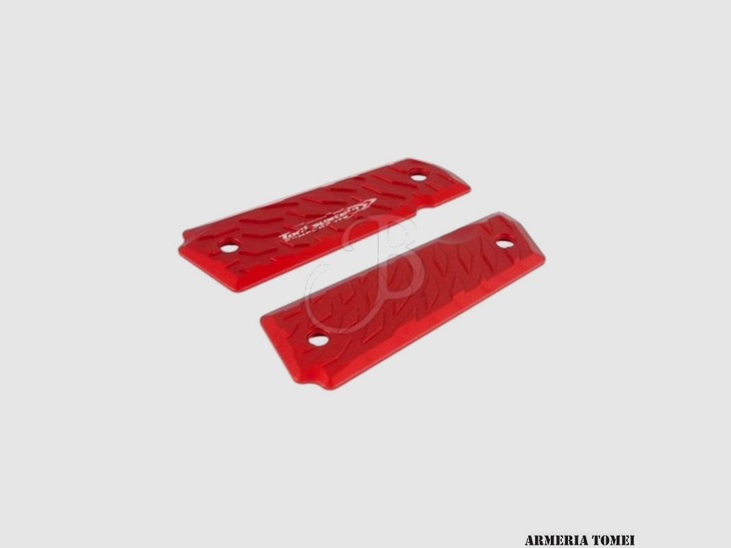 TONI SYSTEM – LONG GRIPS 1911 VIBRAM RED -G1911VL