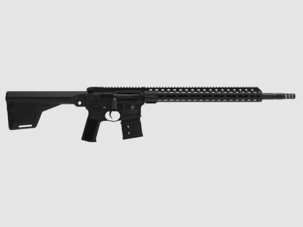 SCHMEISSER AR15 SP15 LMR BOLT-ACTION RIFLE ON YELLOW FIREARMS LICENSE SP15 LMR 18" immediately available, shipping +20€