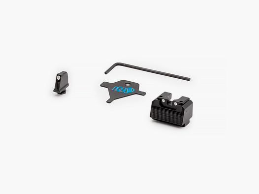 LPA RDS02WA30 Sight set for Walther with white dots
