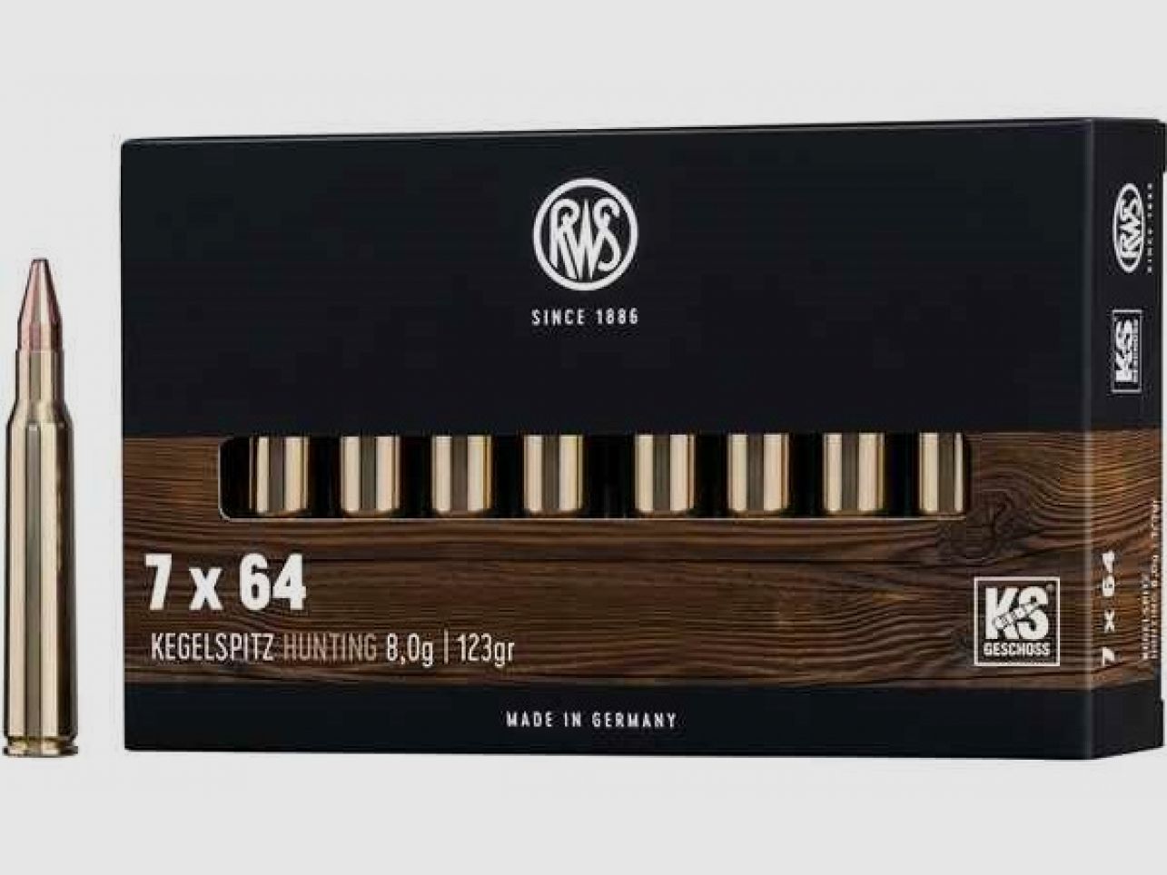 7×64 KS 8g / 123gr