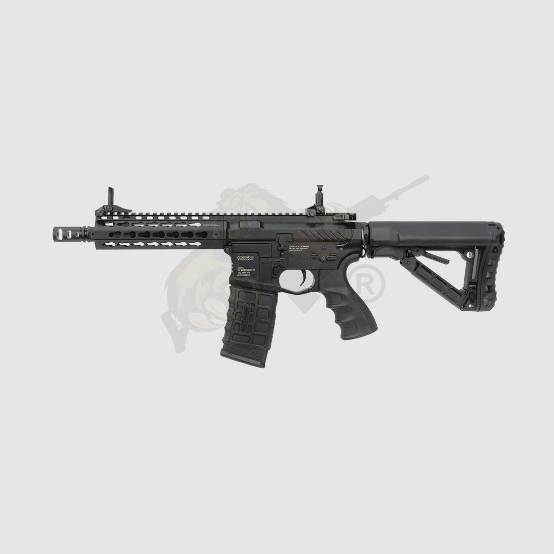 G&G GC16 SR-CQB  mit ETU in Schwarz Airsoft S-AEG frei ab 18