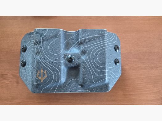 Czarny Trident Double Mag Carrier dla magazynków Walther PDP z Black Trident® Low Profile Molle Mount