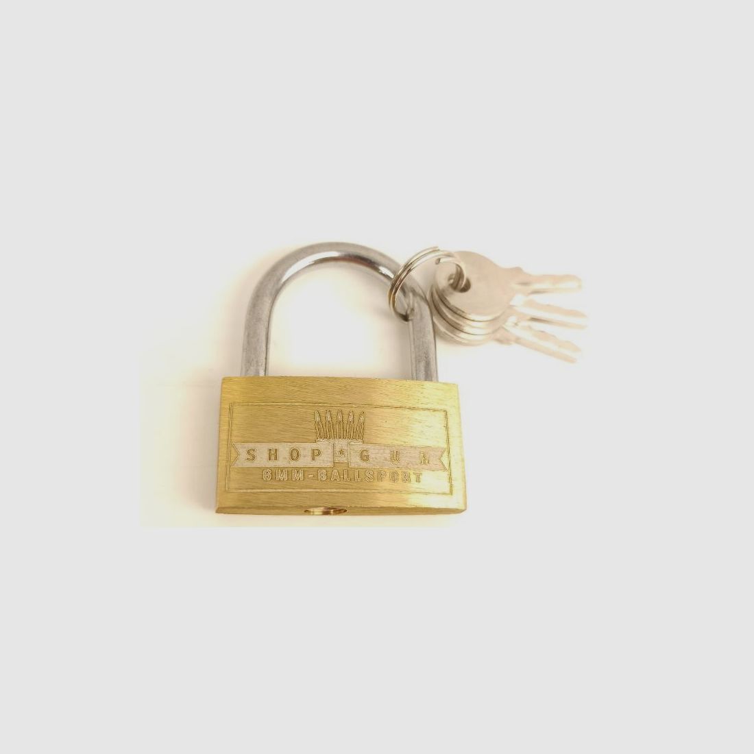 Lock for gun bags and cases (3x keys) (Shop-Gun)