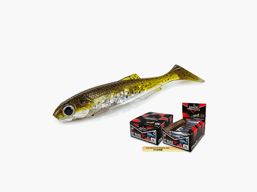 MOLIX – RT SHAD 7″ #176 UV Brown Back Silver Flake