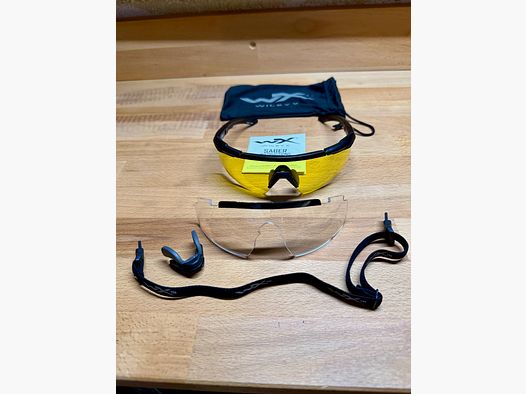 Wiley X Saber Advanced Schießbrille inkl. Zubehör