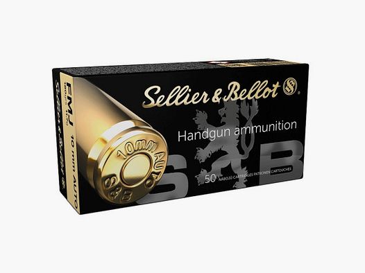 MUNIZIONE SELLIER BELLOT 10MM AUTO FMJ 180GR X50