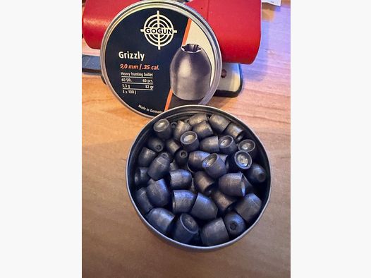Go Gun Grizzly 9,00 mm / .35 cal  Dose a 60 Stück