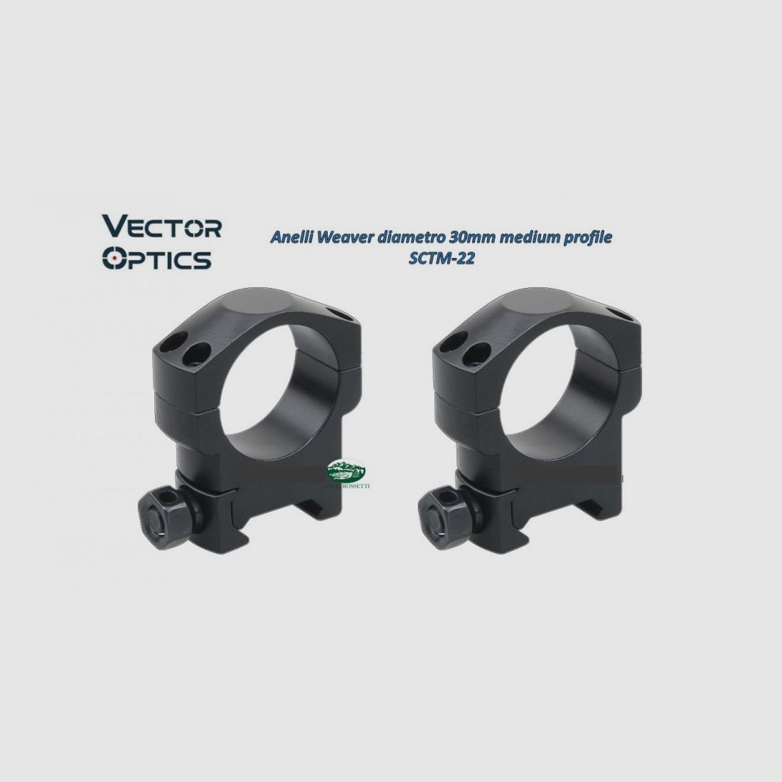 VECTOR OPTICS Weaver-Ringe Durchmesser 30mm medium SCTM-22, Bild 1 von 2