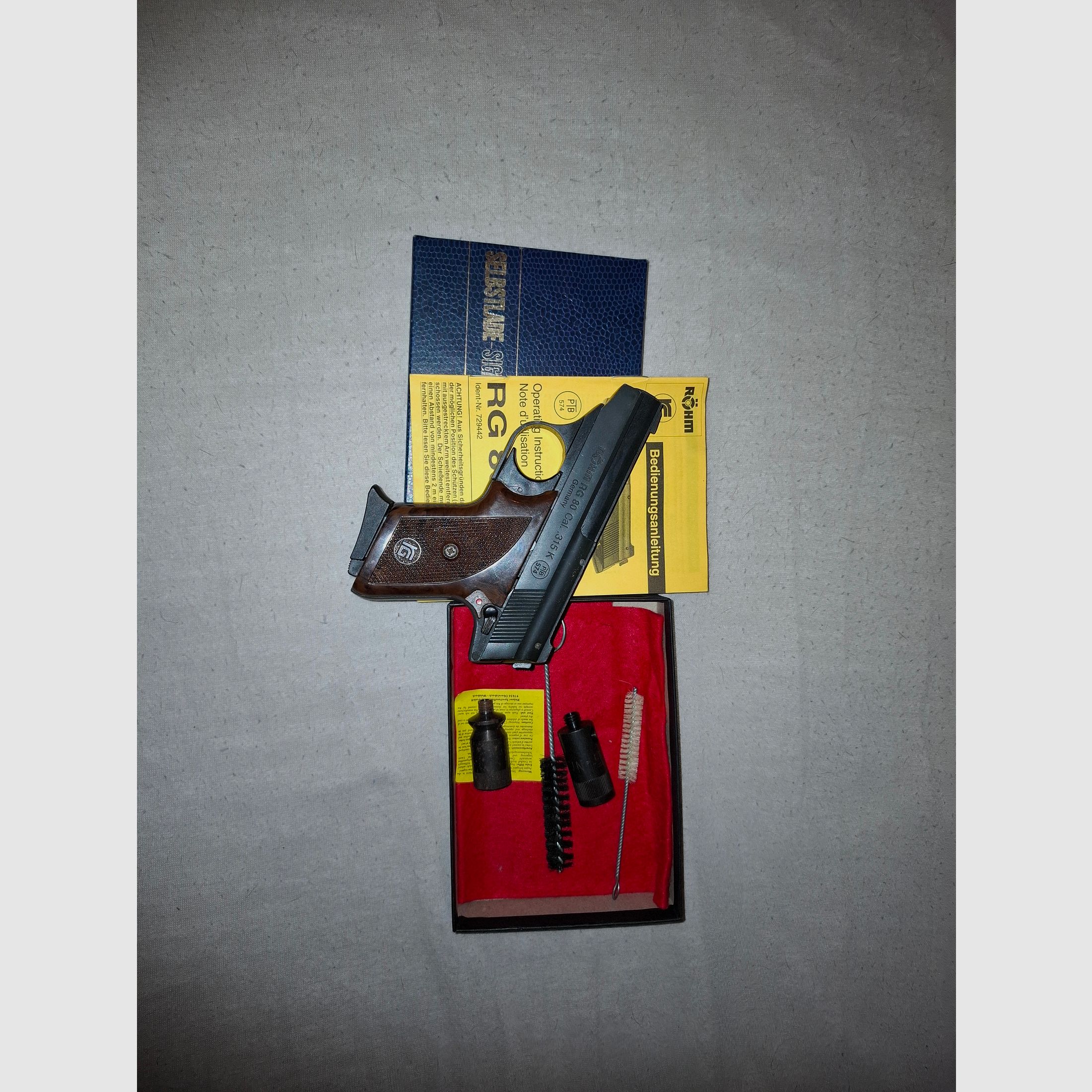 Schreckschusspistole Röhm RG 80. KALIBER .315