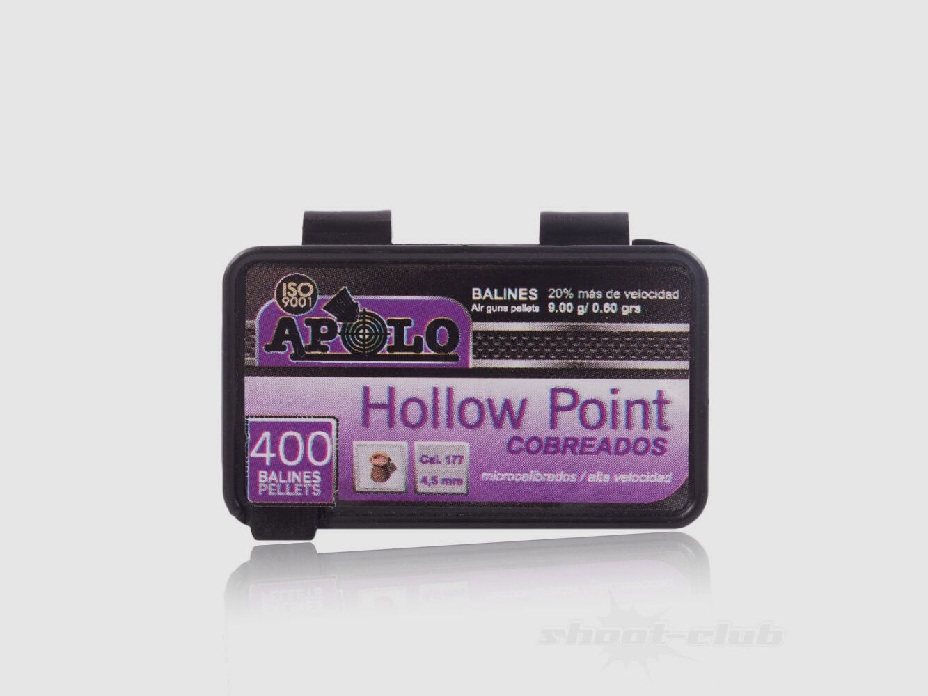 Apolo	 Apolo Hollow Point Diabolos 4,5mm / 0,60 g / 400 Stk