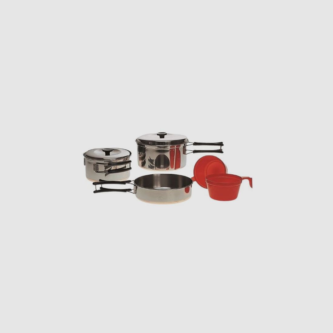 Set de cocina MIL-TEC de acero para 2 personas