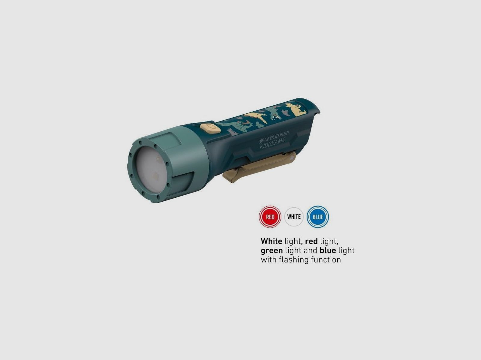 KIDBEAM 4 Torcia per bambini Verde