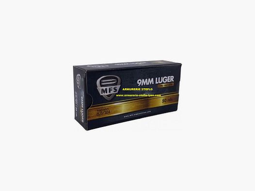 MFS 9x19 - FMJ 124grs - (x50)