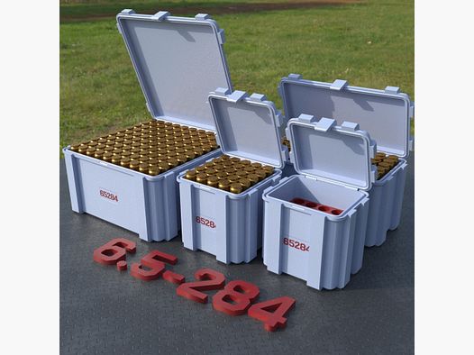 Filamelt Munitionsbox / Ammo Box 6.5-284 Norma – Patronenbox ‘Klappdeckel’ – 20 / 25 / 50 / 100 Runden