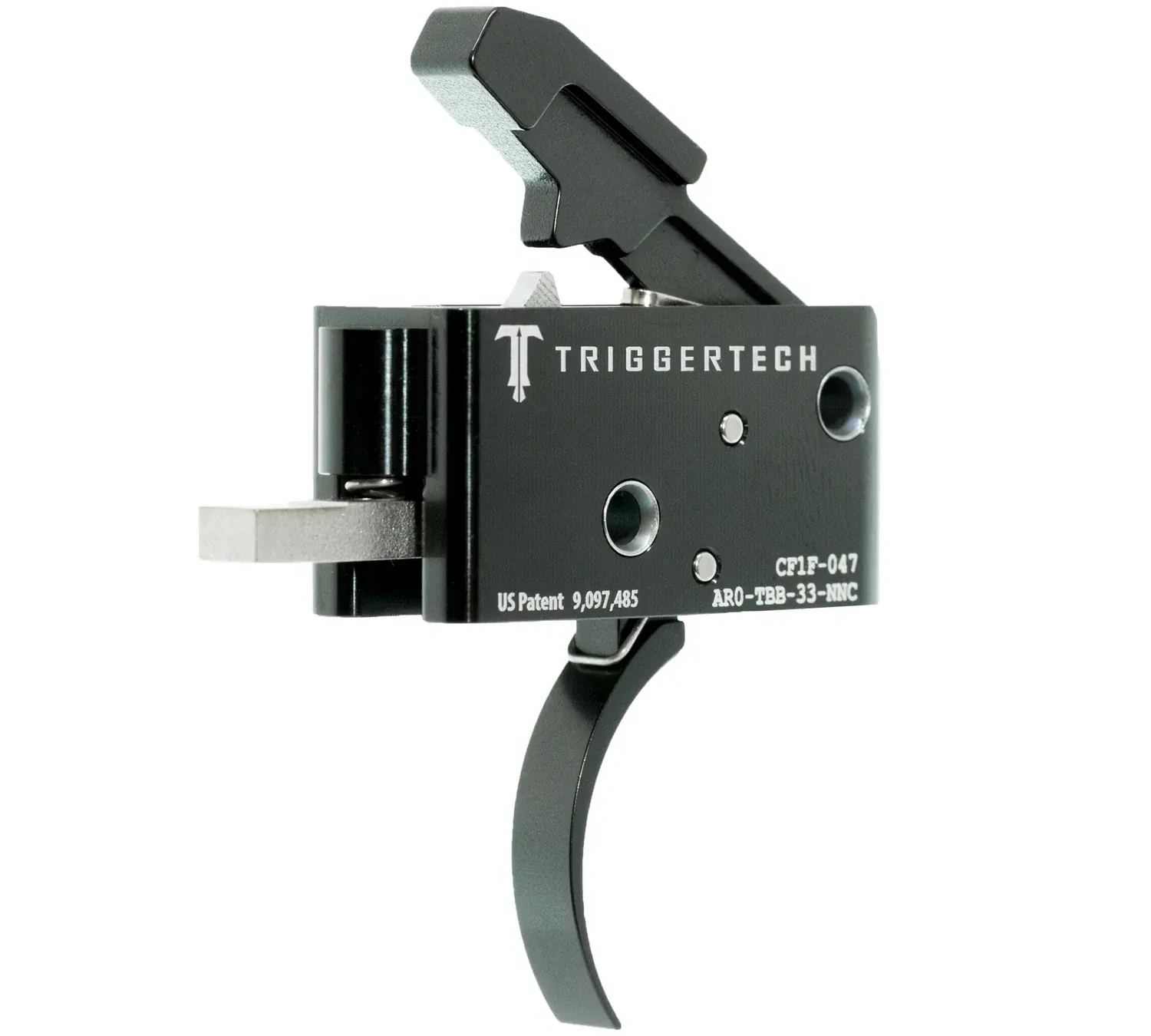 TriggerTech AR15 Competitive Tango-Curved trekker (AR0-TBB-33-NNC), afbeelding 3 van 8