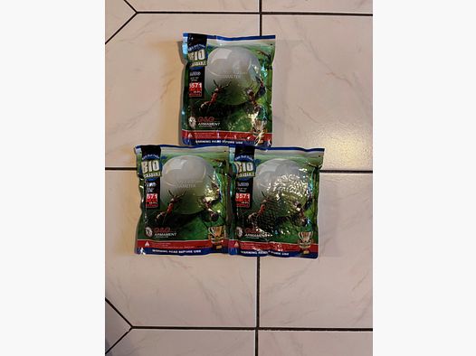 3x G&G Airsoft Bio BBS 0,28g 6mm 1kg Packung