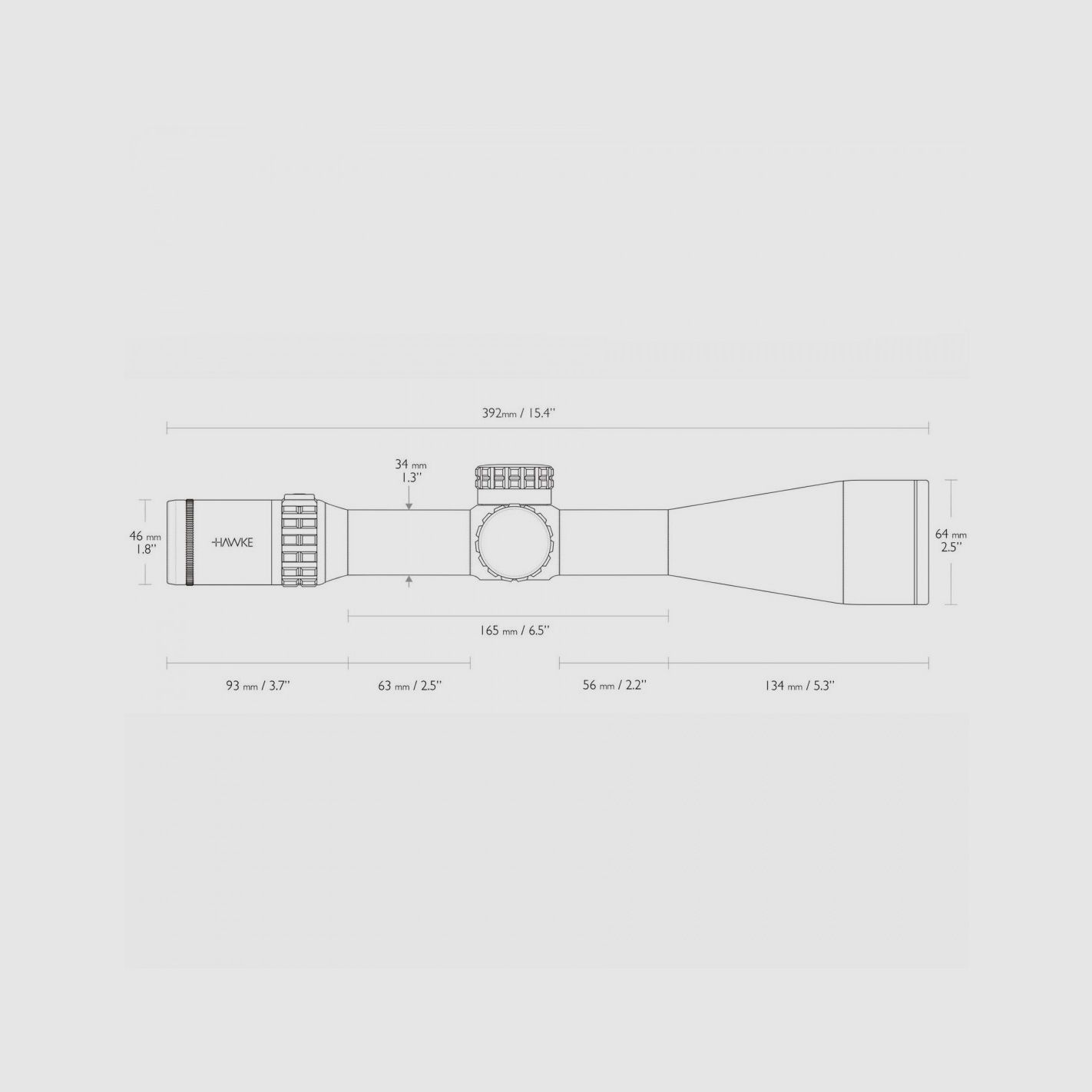 HAWKE OPTIK FRONTIER 34 FFP SF IR 5-30X56 MIL, Bild 3 von 5