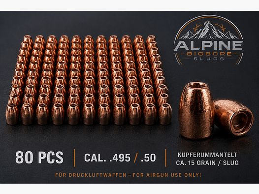AEA Megalodon Challenger Slugs Cal. 495 / .50 / 15 Gramm - VOLLMANTEL