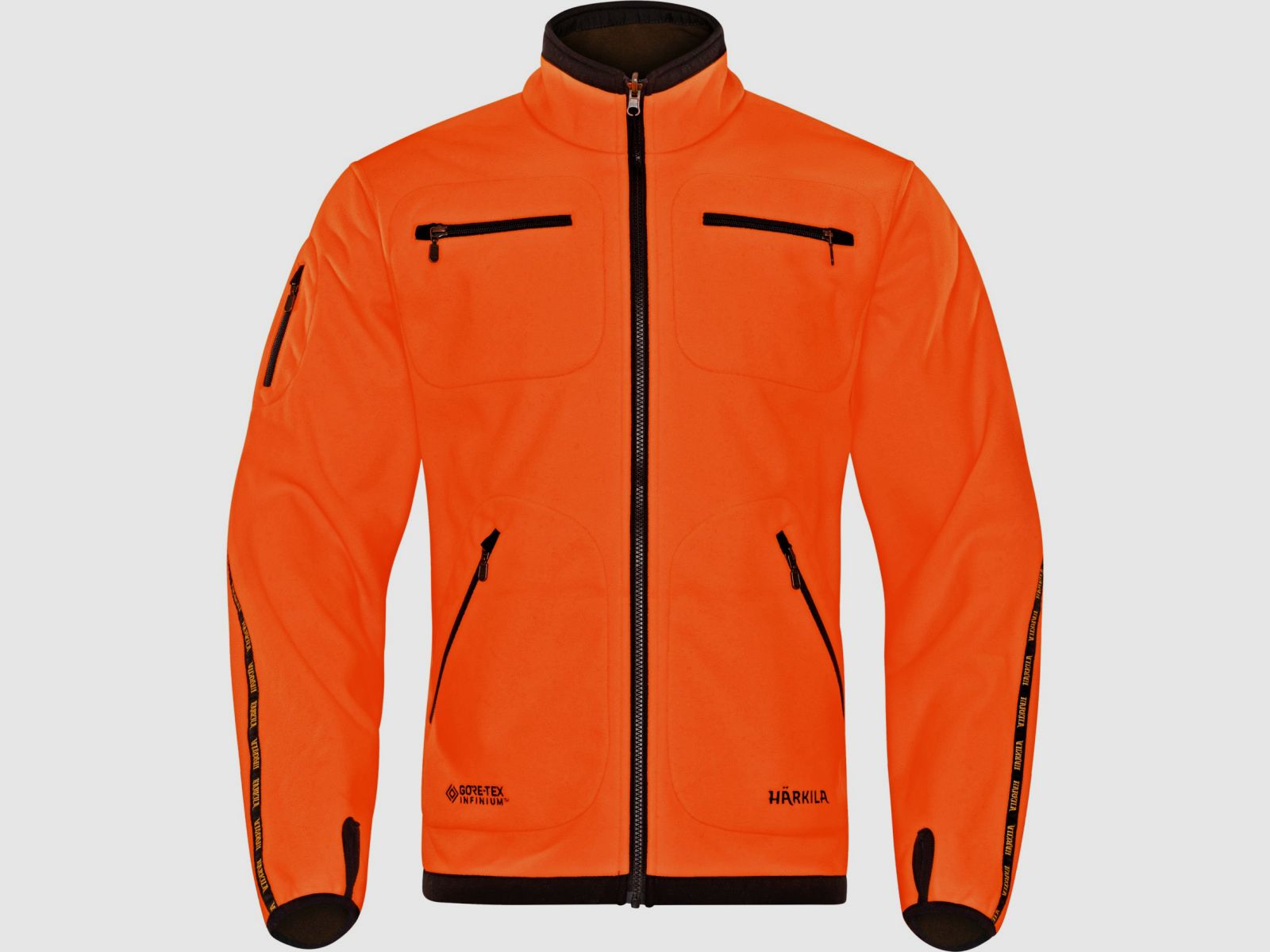 HÄRKILA Kamko Fleecejacke Hunting Green/ Orange Blaze