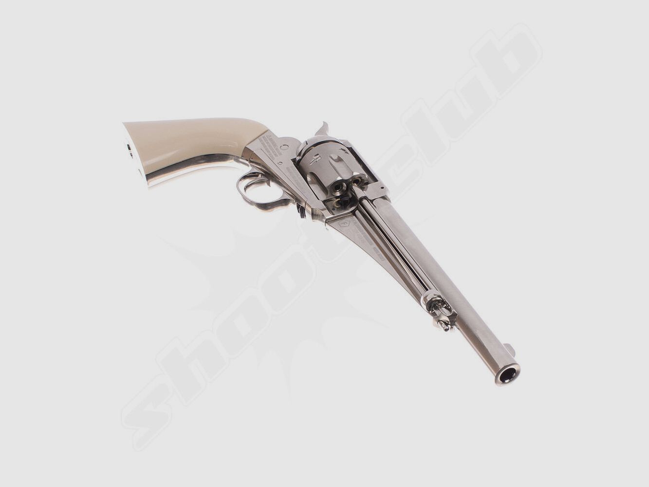 Crosman Remington 1875 Co2 Revolver 4.5mm Diabolo BB Trap Set