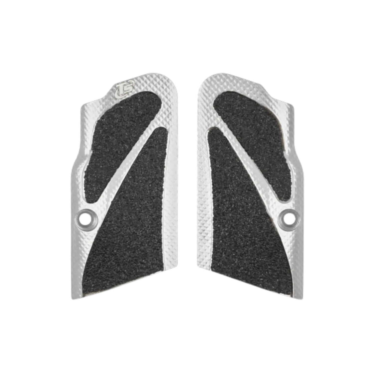 Toni System X3D Short Grips Griffschalen für Tanfoglio Large Frame I Silber