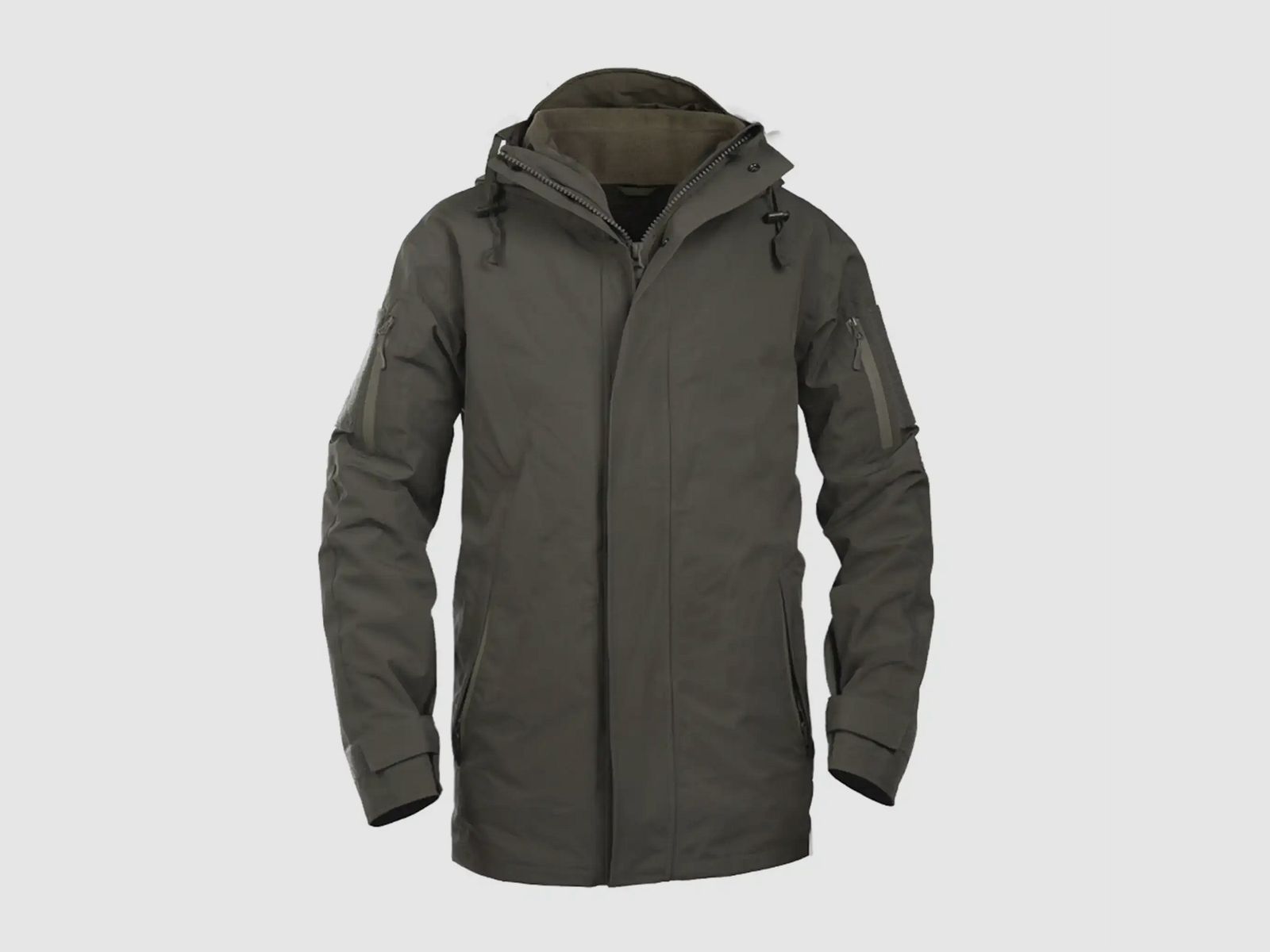 Giacca Impermeabile Mil-Tec Protezione dall'Umidità con Giacca Fleece Gen. II - Flecktarn / 3XL