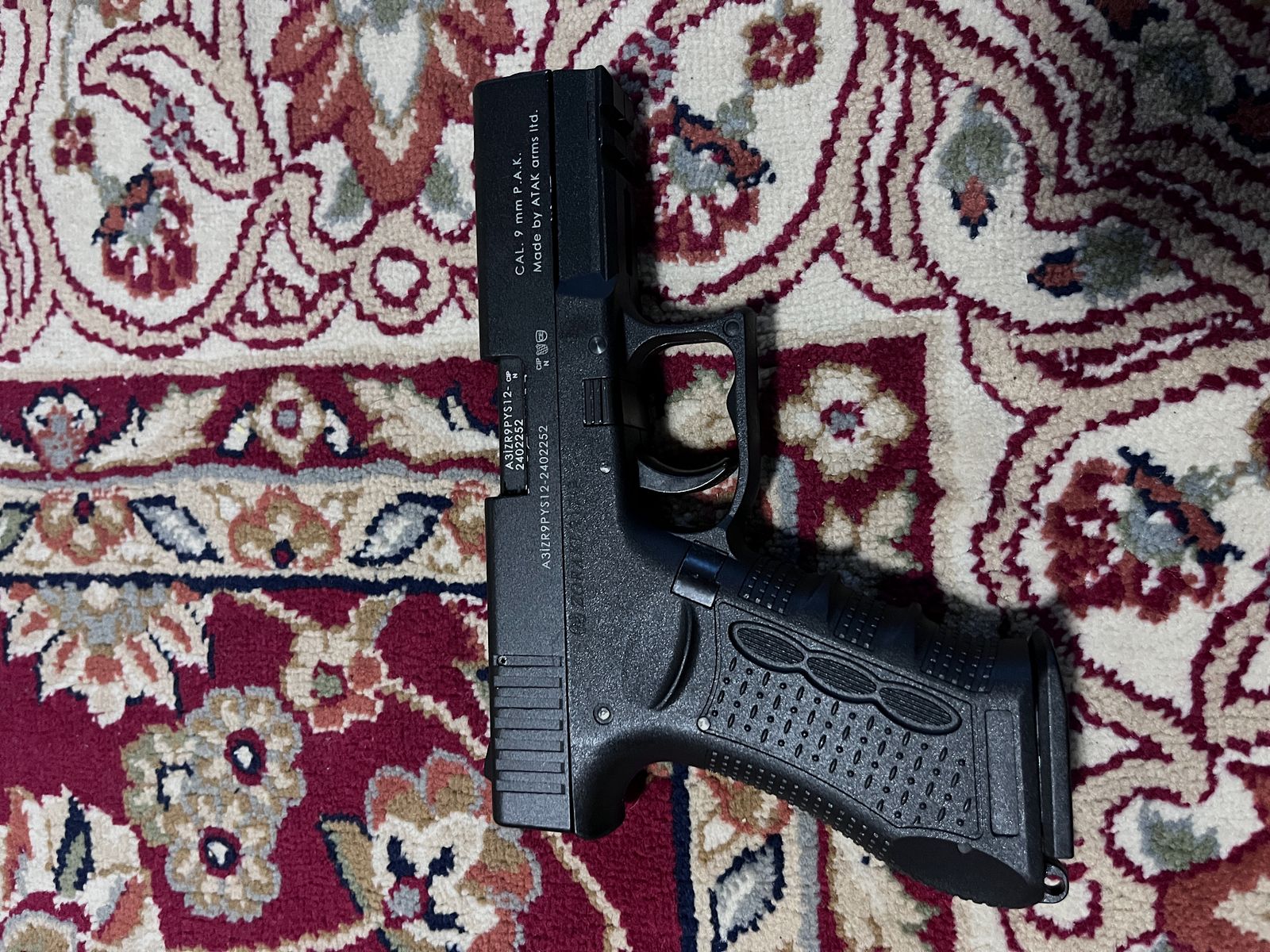 Zoraki 917 pistola de fogueo 9mm P.A.K. niquelada
