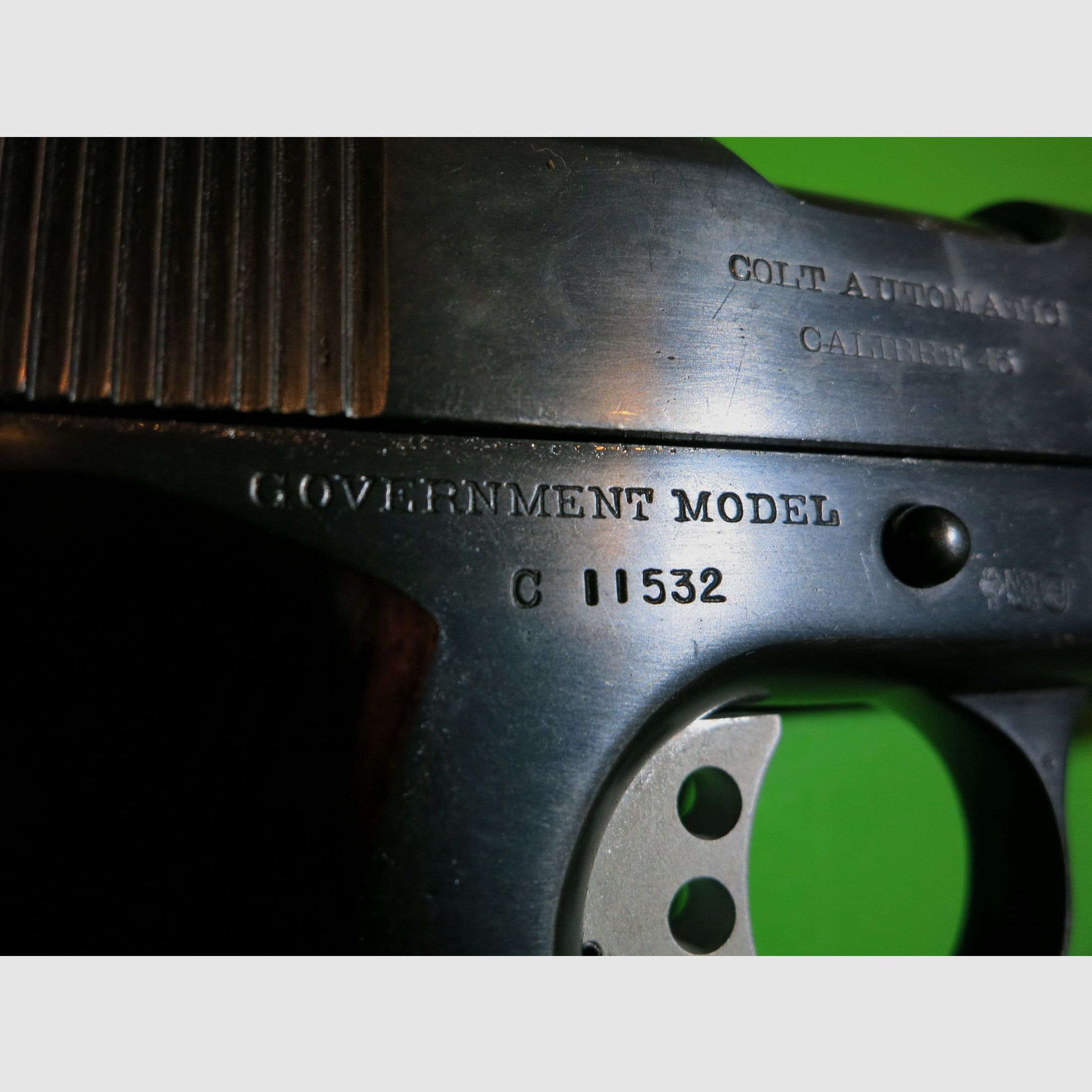 COLT 1911 Marina Argentina -Commercial-Government aus 1914- .45 Auto, Sammlerwaffe     #40-, Bild 11 von 14