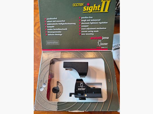 Red dot reflex sight Docter sight D 3.5 MOA with MAK click swivel mount