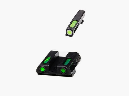 Set de viseurs LiteWave-FH vert/blanc Glock 42/43/48