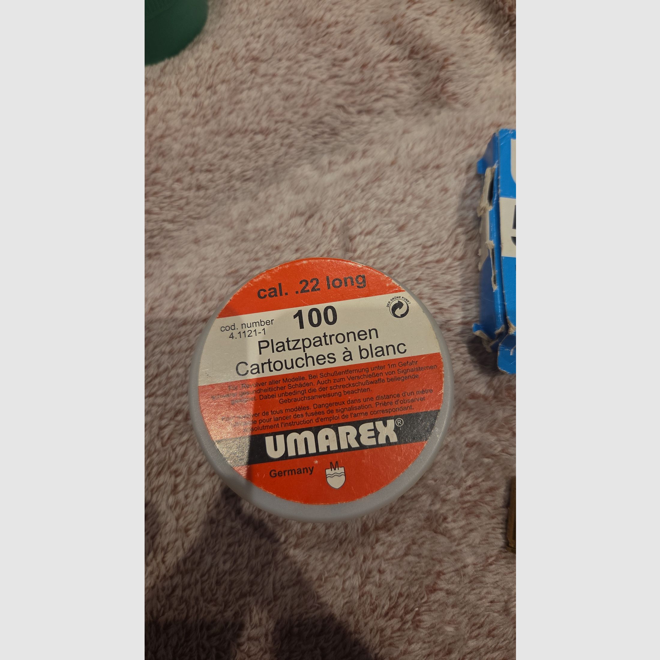 Calibro 22 lungo cartucce a percussione, 9mm RK, 8mm