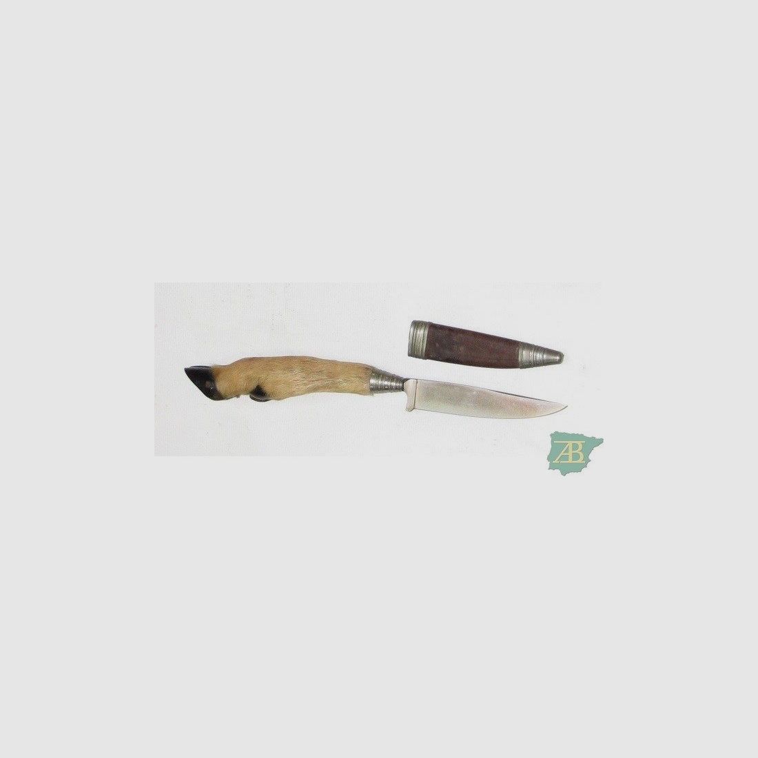 Couteau de chasse artisanal HUBERTUS SOLINGEN, image 1 sur 2