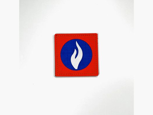 Belgisches Polizei-Logo-Patch (Orange)