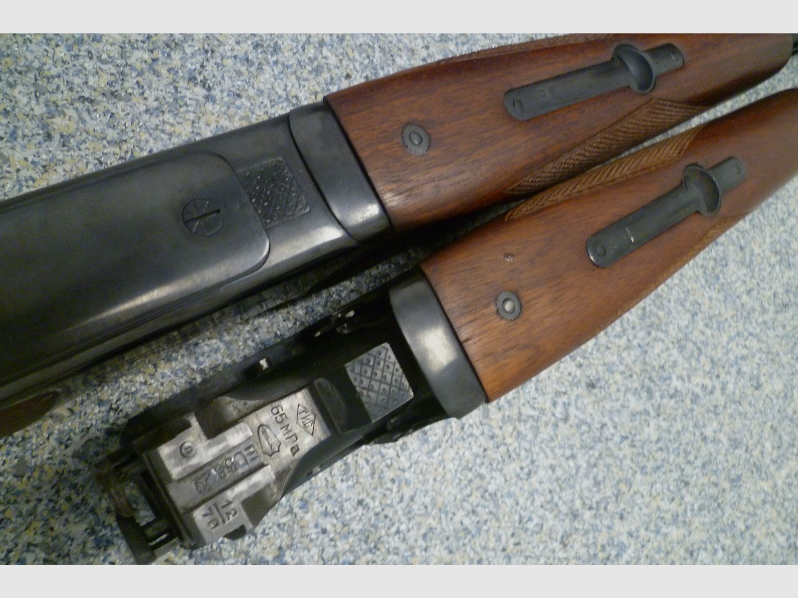 Bockdoppelflinte Baikal Tundra mit Austauschlauf 12/70