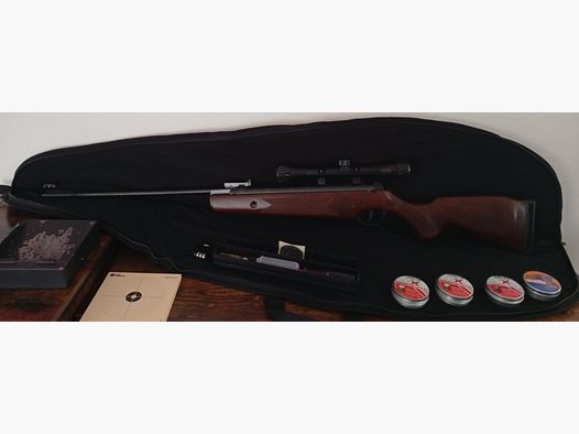 Hämmerli Luftgewehr Hunter Force 600 Combo .177 Diabolo (4,5mm) mit Zubehör