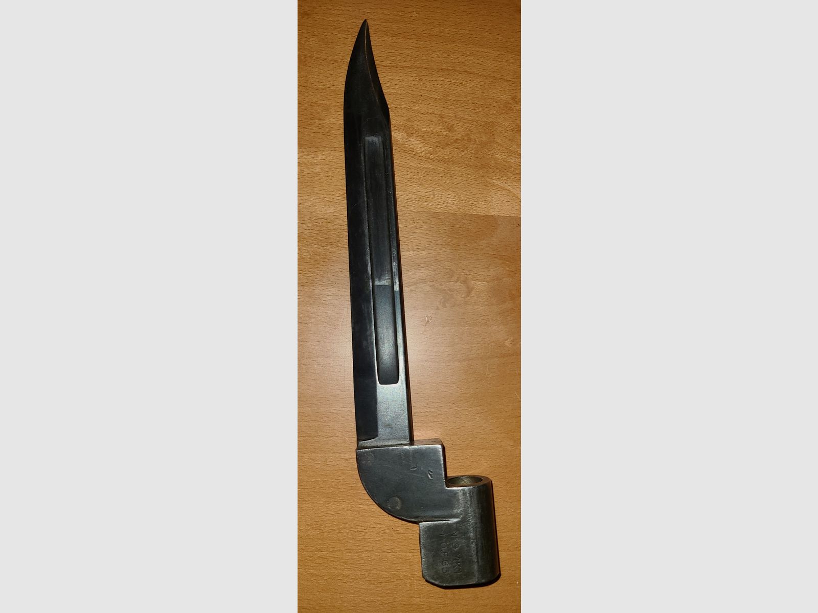 BAJONETA PAKISTÁN PARA LEE ENFIELD NR. 4 / MK 1 - 2 / POF 63 / cal. 303. / 7,68 mm / FORMA DE CUCHILLO BOWIE / CUCHILLO