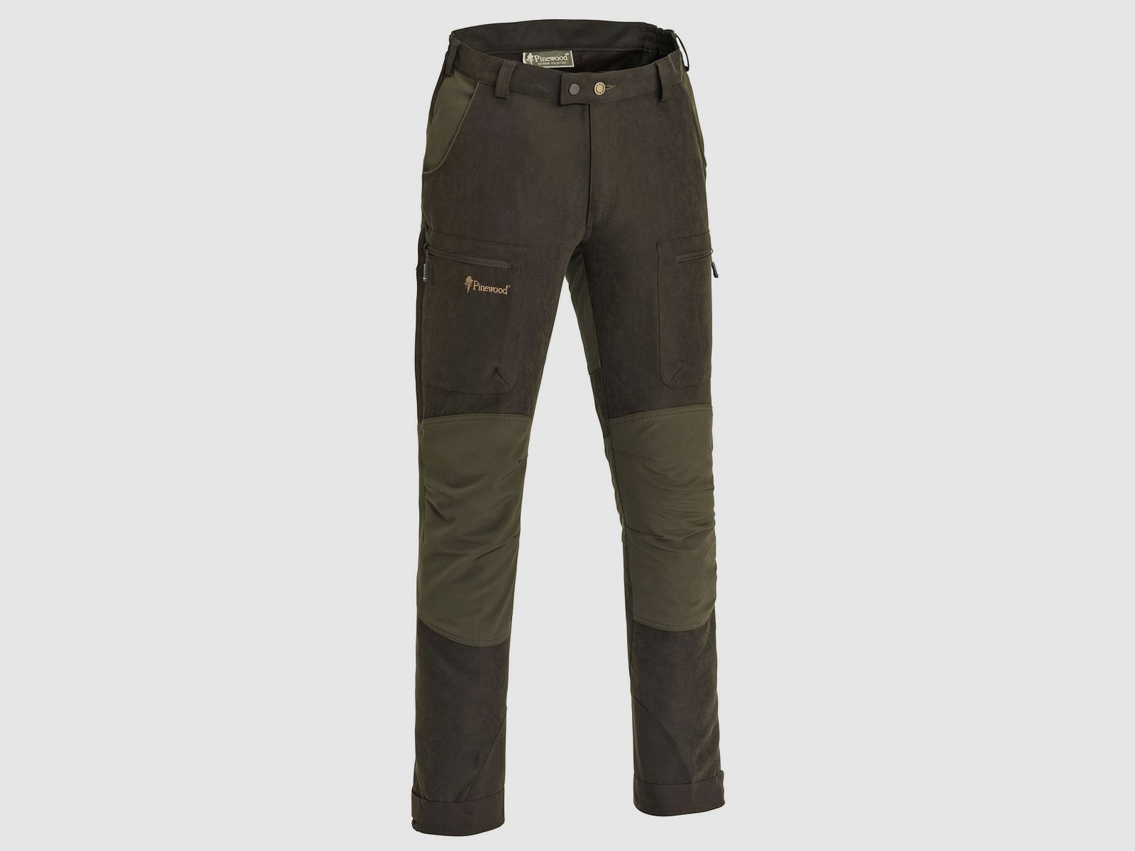 Pinewood Hose Caribou Hunt Extreme Suede Brown/ D. Olive