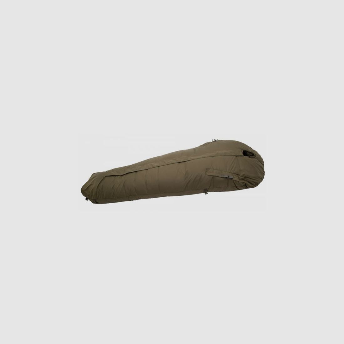 Synthetic sleeping bag SURVIVAL ONE, size L up to body height 200cm zipper center, olive, image 1 of 10